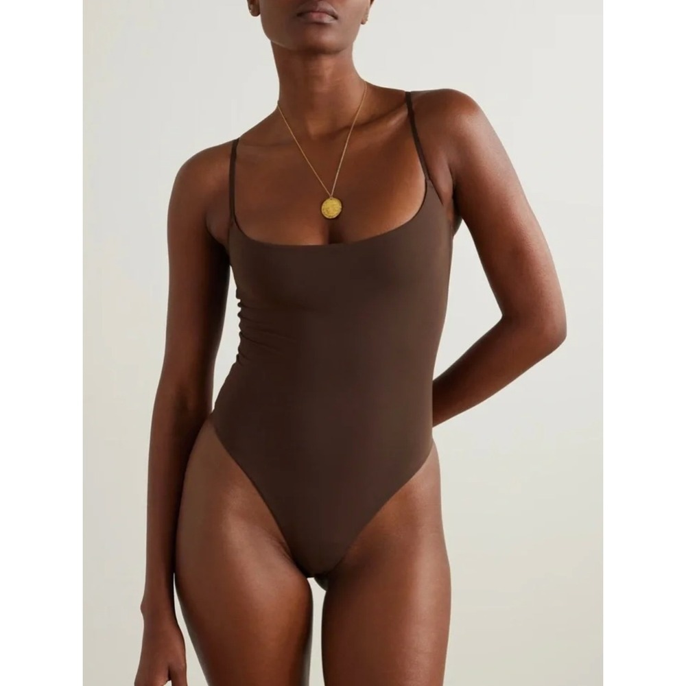 Skims Brown Cami Bodysuit